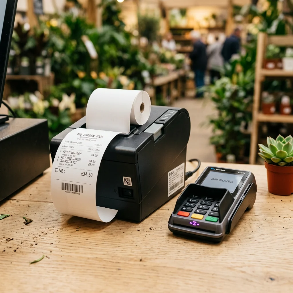 The receipt still has to print.